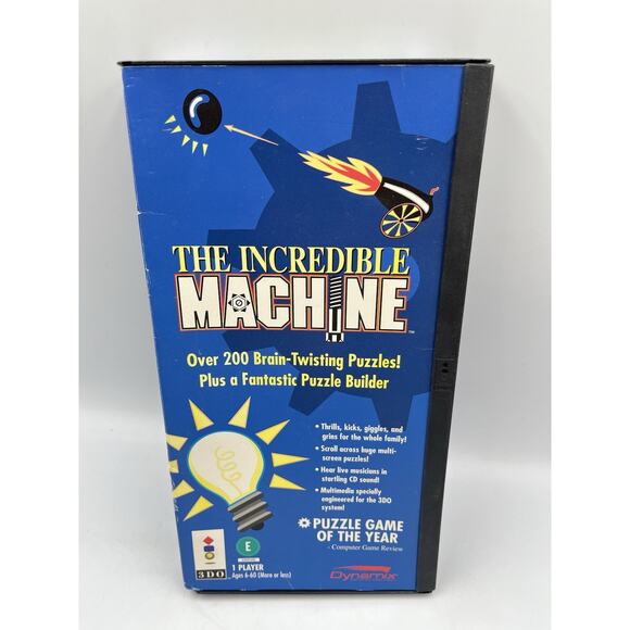 Incredible Machine (Panasonic 3DO, 1994) Long Box, Tested - Picture 1 of 10